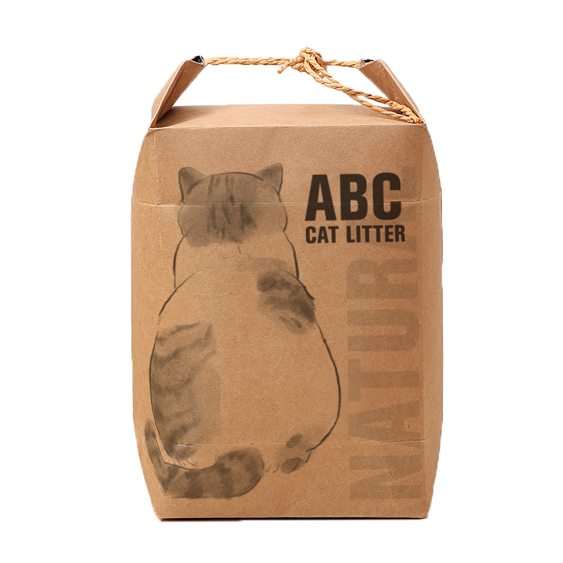 ABC Vegan Cat Litter Natural Scent Biodegradable, Clumpable & Flushable 4kg