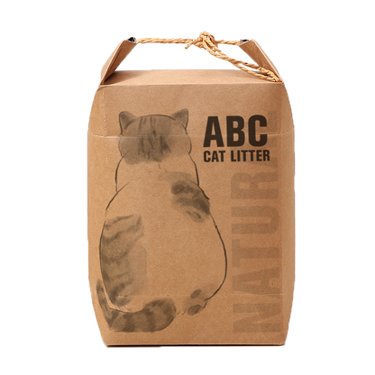 ABC Vegan Cat Litter Natural Scent Biodegradable, Clumpable & Flushable 4kg