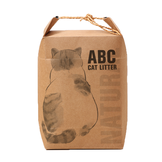 ABC Vegan Cat Litter Natural Scent Biodegradable, Clumpable & Flushable 4kg