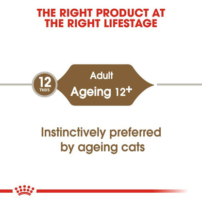 Royal Canin Ageing 12+ Wet Cat Food Pouches Chunks in Jelly