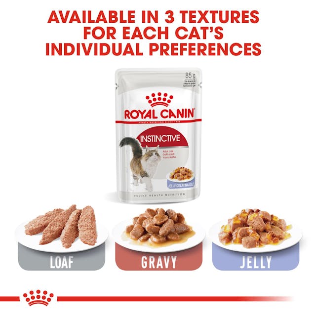 Royal Canin Instinctive Cat Wet Food Pouches Chunks in Jelly