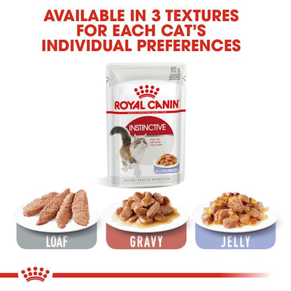 Royal Canin Instinctive Cat Wet Food Pouches Chunks in Jelly