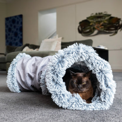 Superior Pet Goods Cat Tunnel Dove Grey
