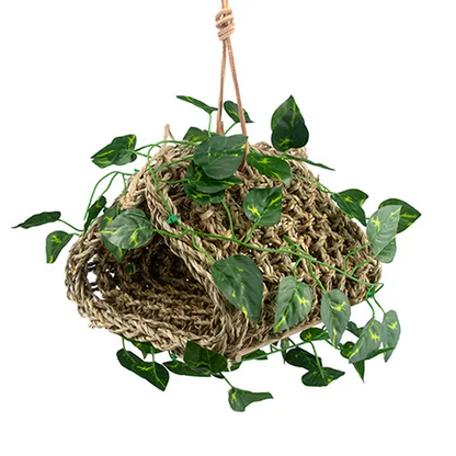 Bainbridge Naturals Bird Toy Seagrass Hanging Hideout