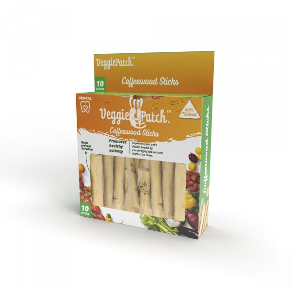 Veggie Patch Small Animal Chews Sticks Coffeewood (10pk)