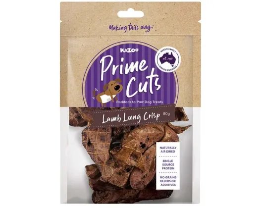 Kazoo Prime Cuts Lamb Lung Crisp 80g