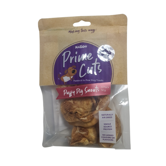 Kazoo Prime Cuts Puffy Pig Snouts 50g (3pk)