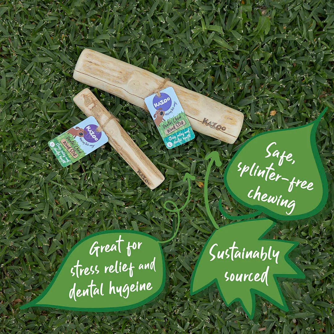 Kazoo Dental Chew Coffee Wood Sticks
