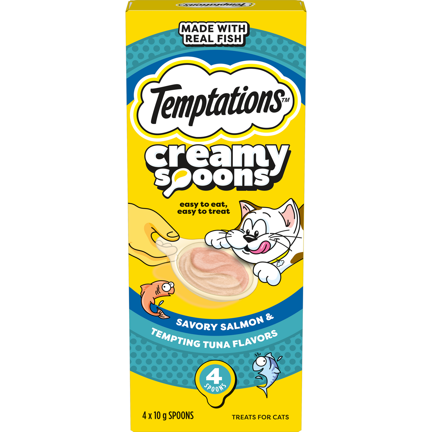 Temptations Creamy Spoons Savoury Salmon and Tempting Tuna