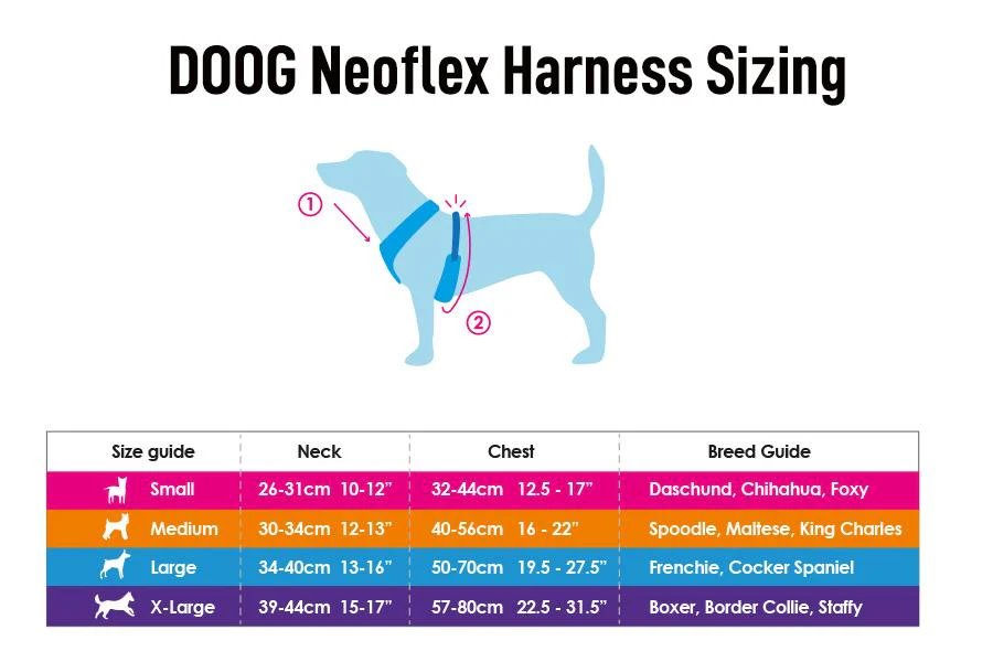 DOOG Neoflex Dog Harness Pluto
