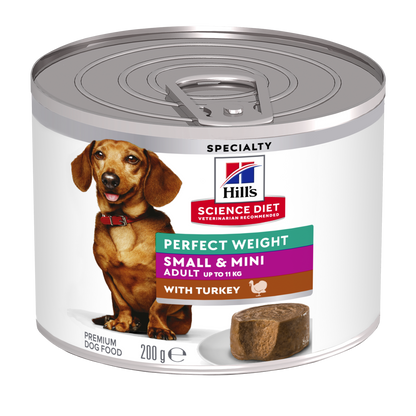 Hill's Science Diet Adult Perfect Weight Small & Mini with Turkey Canned Dog Food