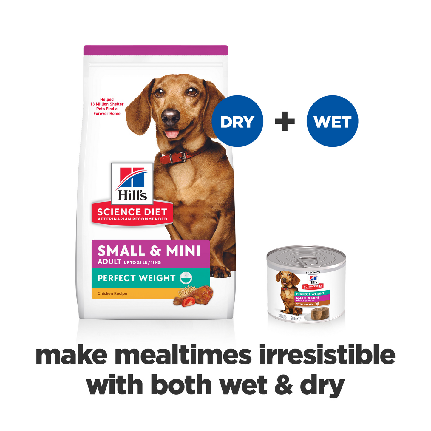 Hill's Science Diet Adult Perfect Weight Small & Mini with Turkey Canned Dog Food