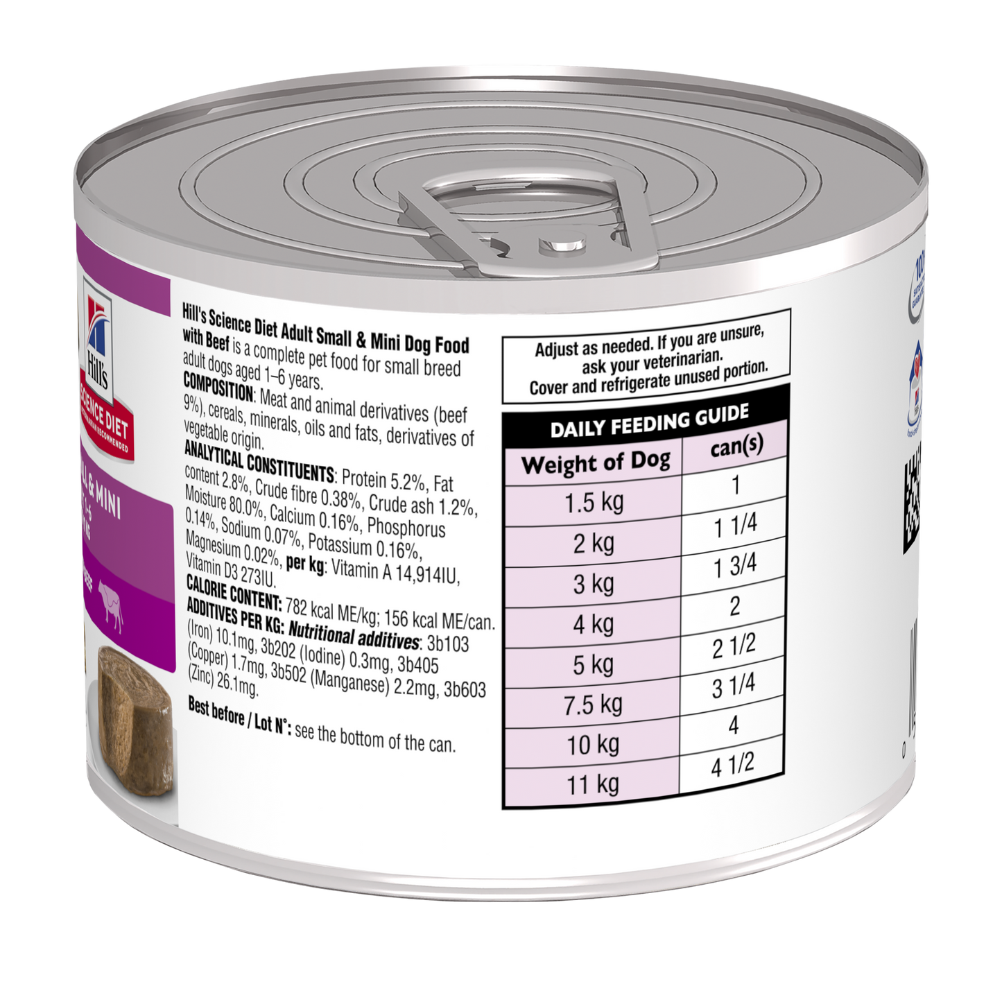 Hill's Science Diet Adult Small & Mini with Beef Canned Dog Food