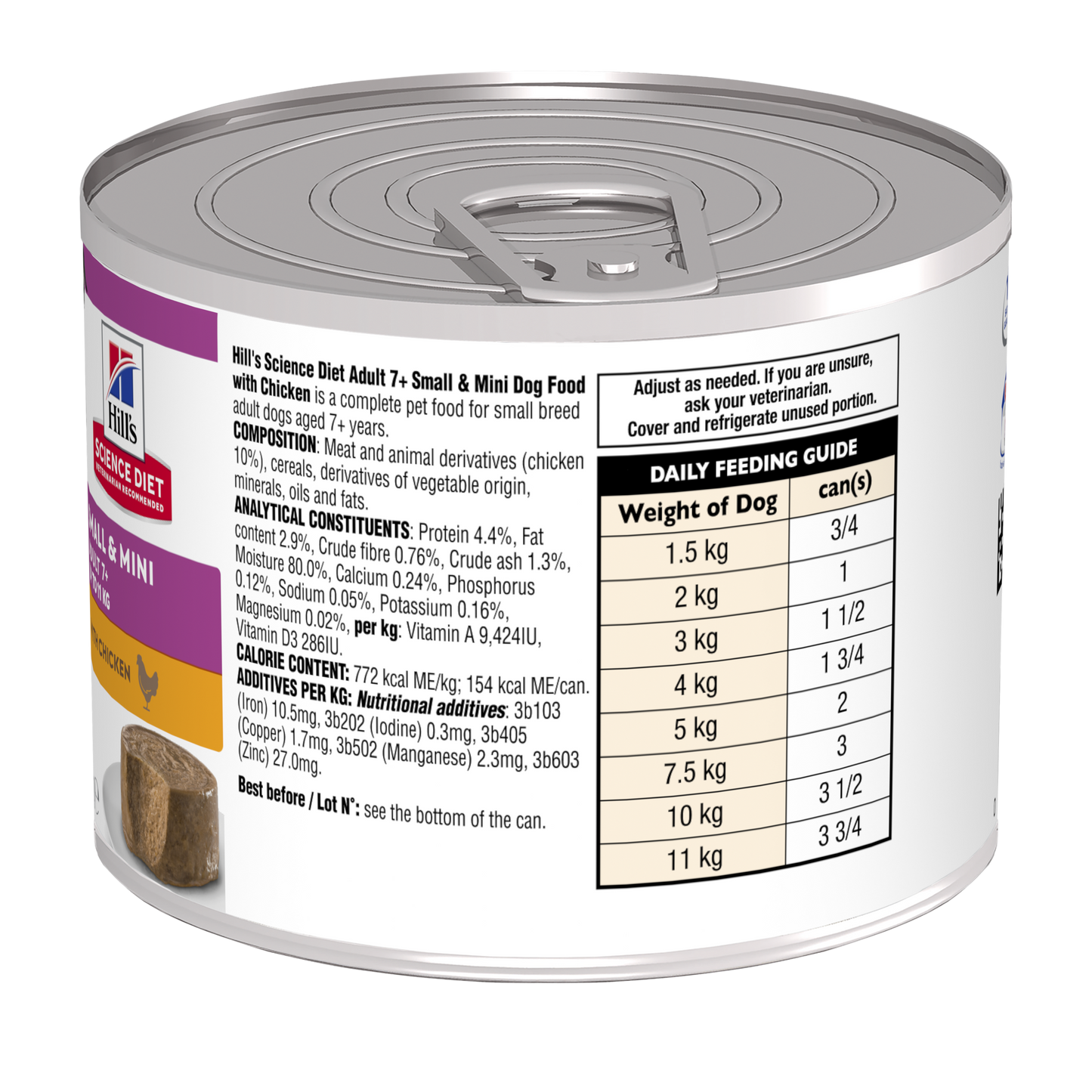 Hill's Science Diet Adult 7+ Senior Small & Mini with Chicken Canned Dog Food