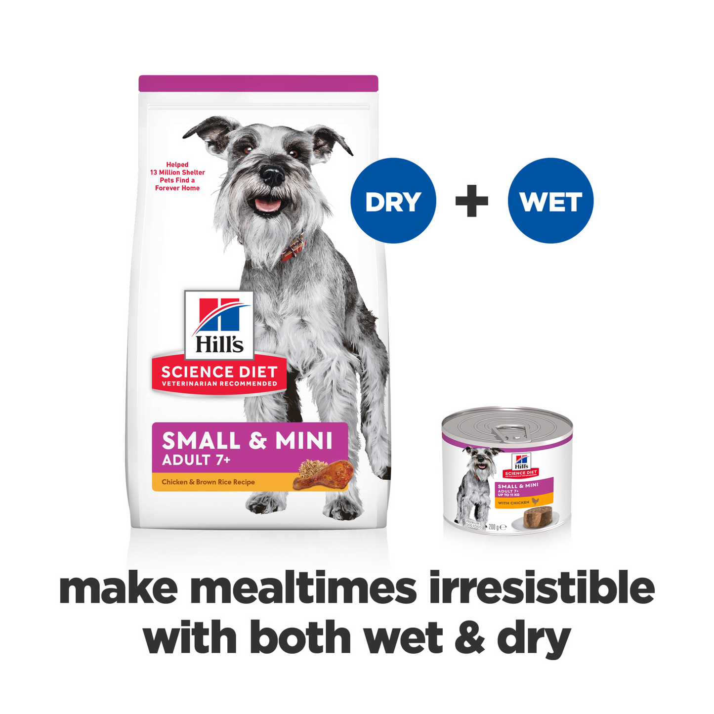 Hill's Science Diet Adult 7+ Senior Small & Mini with Chicken Canned Dog Food