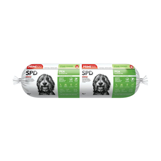 Prime100 SPD Pea & Algae Oil Dog Food Roll 2kg