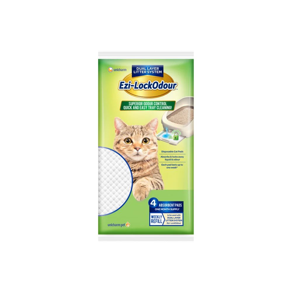 Unicharm Ezi-Lockodour Absorbant Cat Pads