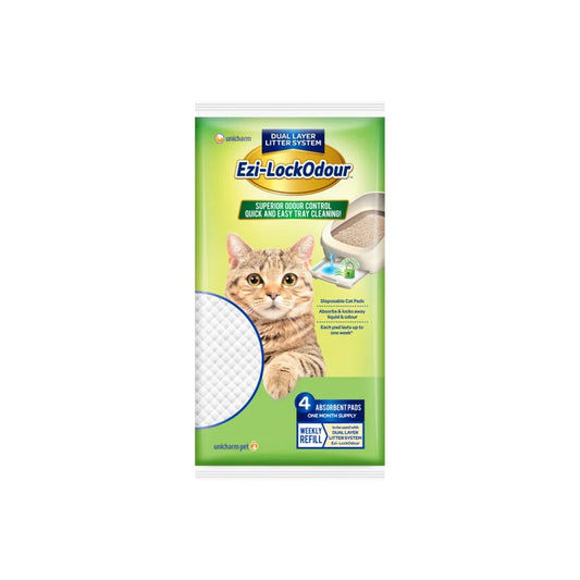 Unicharm Ezi-Lockodour Absorbant Cat Pads
