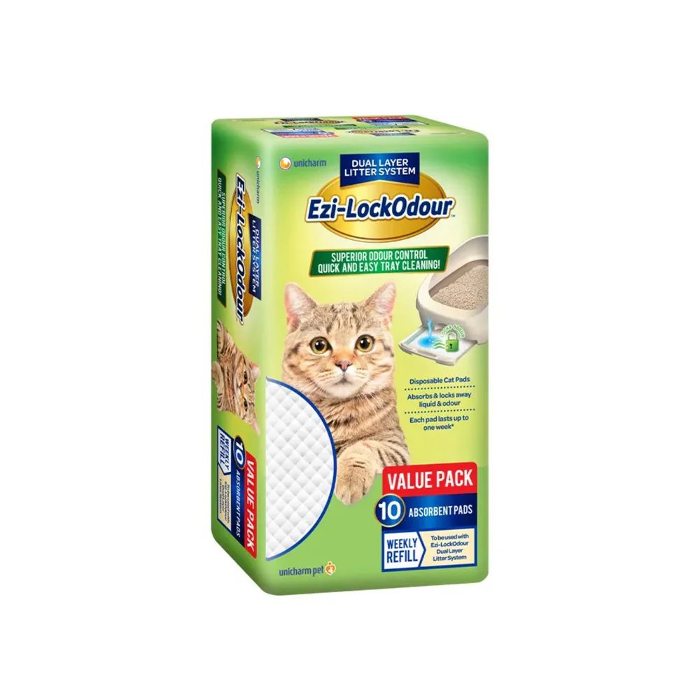 Unicharm Ezi-Lockodour Absorbant Cat Pads