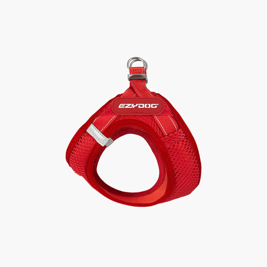 EzyDog FormFit Mesh Harness Red
