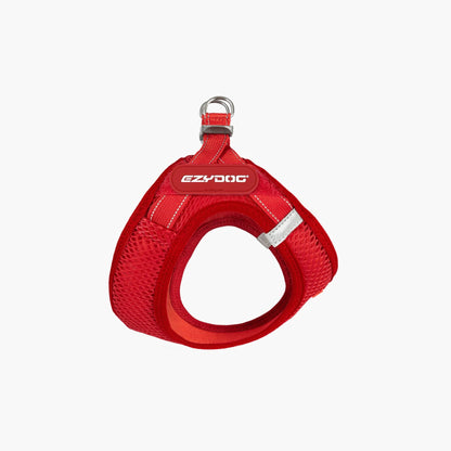 EzyDog FormFit Mesh Harness Red