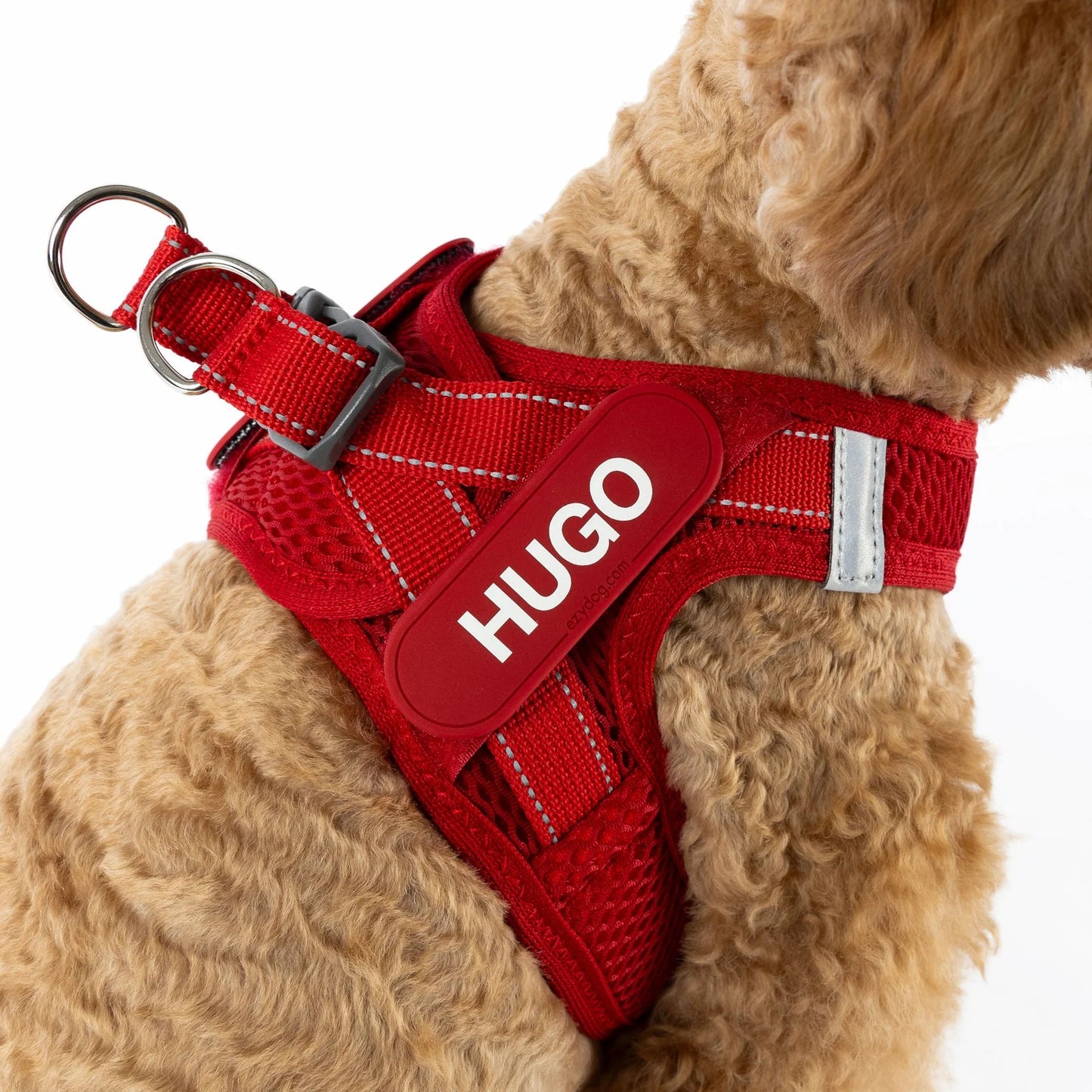 EzyDog FormFit Mesh Harness Red