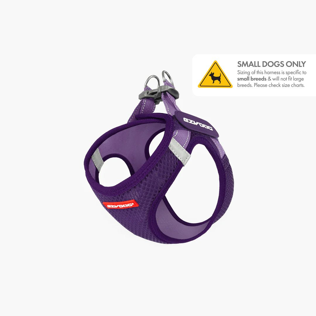 EzyDog FormFit Mesh Harness Purple