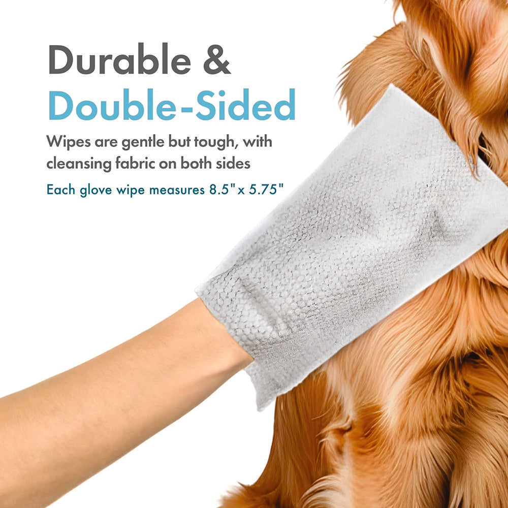 Petkin Pet Glove Wipes Vanilla Scented 30pk