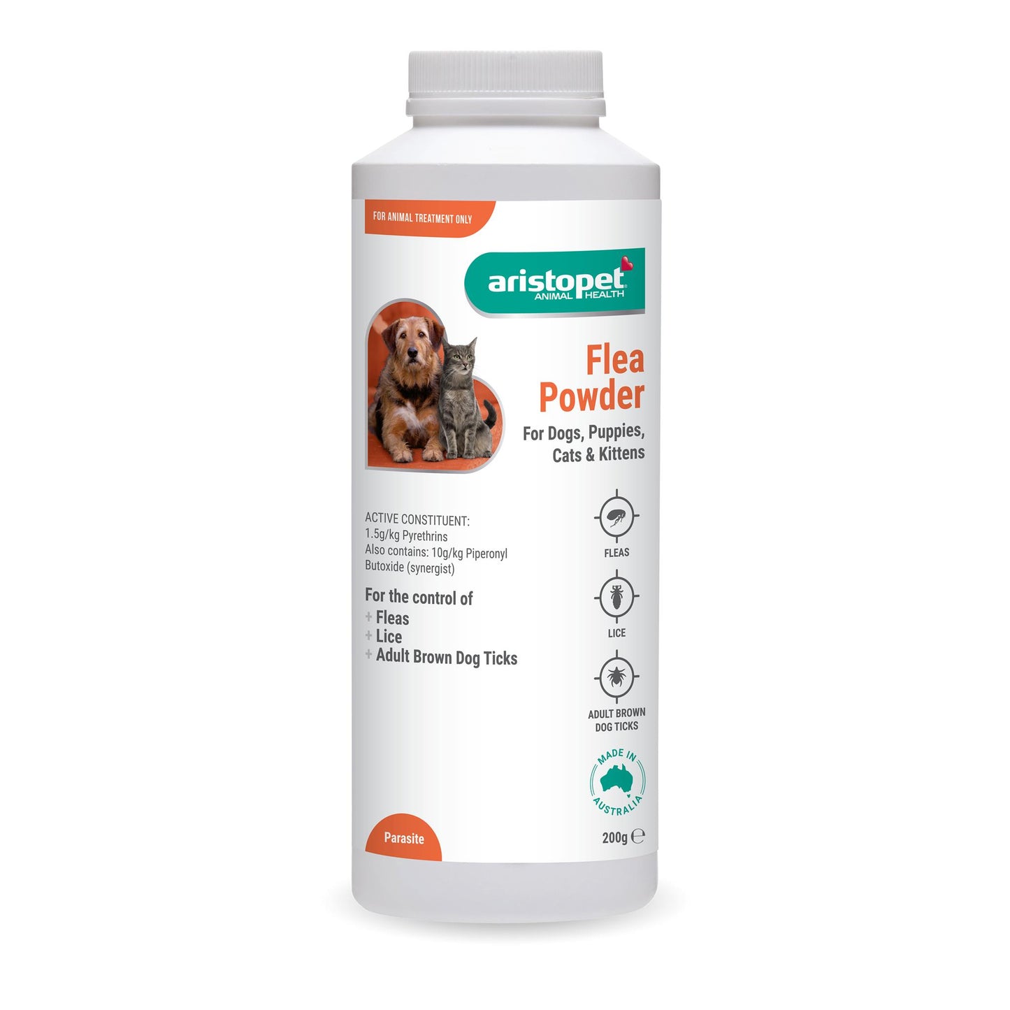 Aristopet Flea Powder For Dogs & Cats