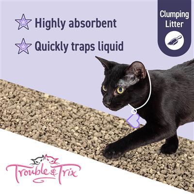 Trouble and Trix Odour Neutralising Lavender Litter 15L (WAREHOUSE PICK UP & LOCAL DELIVERY ONLY)
