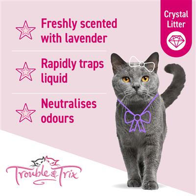 Trouble & Trix Lavender Crystals Litter 15L