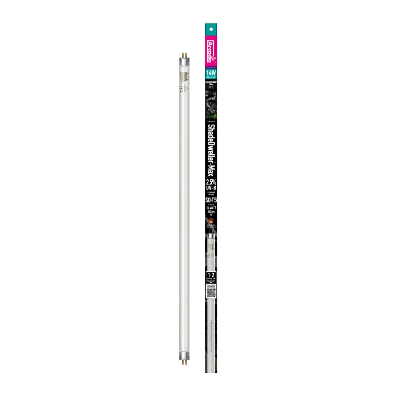 Arcadia Shade Dweller Max 2.5% Snake UV-B Tube T5