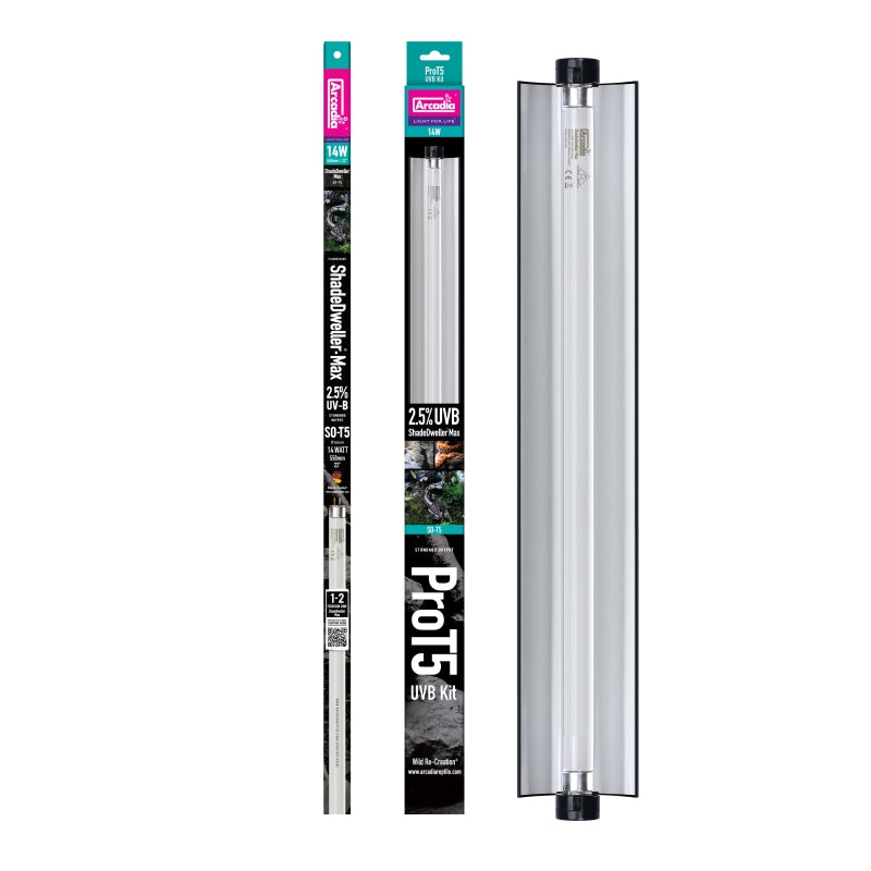 Arcadia Pro T5 UVB Kit + 2.5% SD Max Snake UV-B Lamp