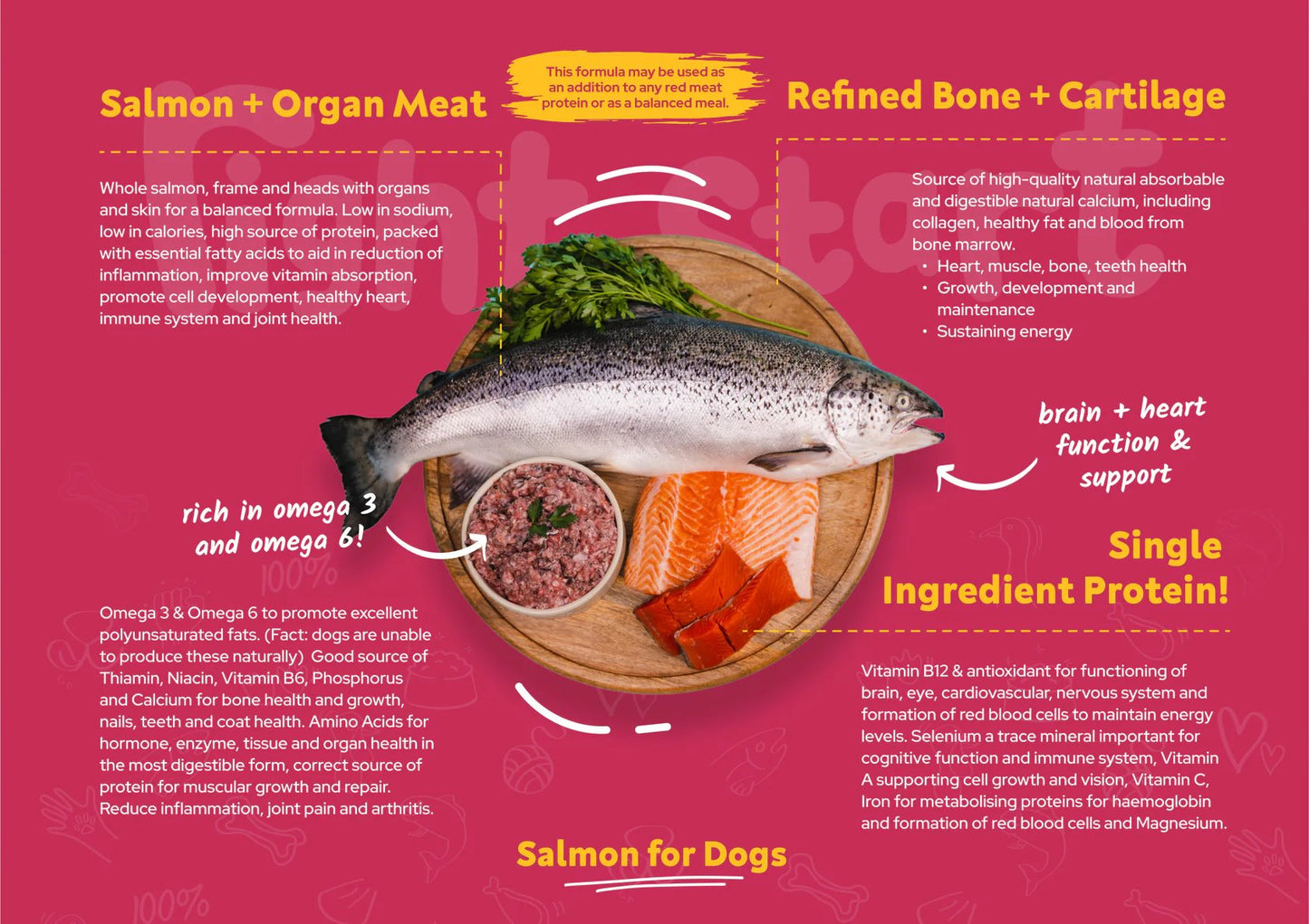 Right Start Salmon Head for Dogs