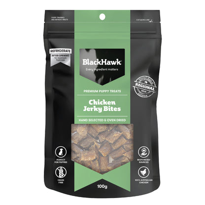 Black Hawk Chicken Jerky Bites Puppy Treats