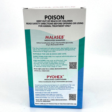 Malaseb Shampoo & Pyohex Conditioner Combo Pack