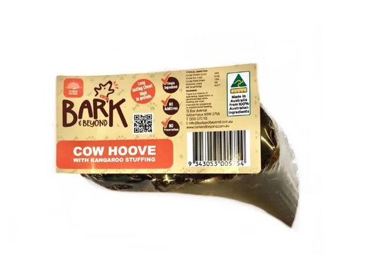 Bark & Beyond Cow Hoove with Kangaroo Stuffing