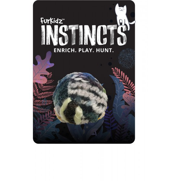 Furkidz Instincts Wolly Ball White