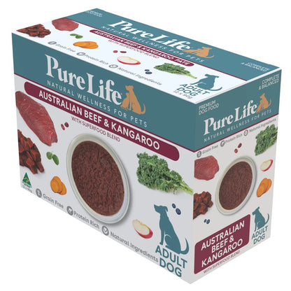 Pure Life Beef & Kangaroo Pate for Adult Dogs
