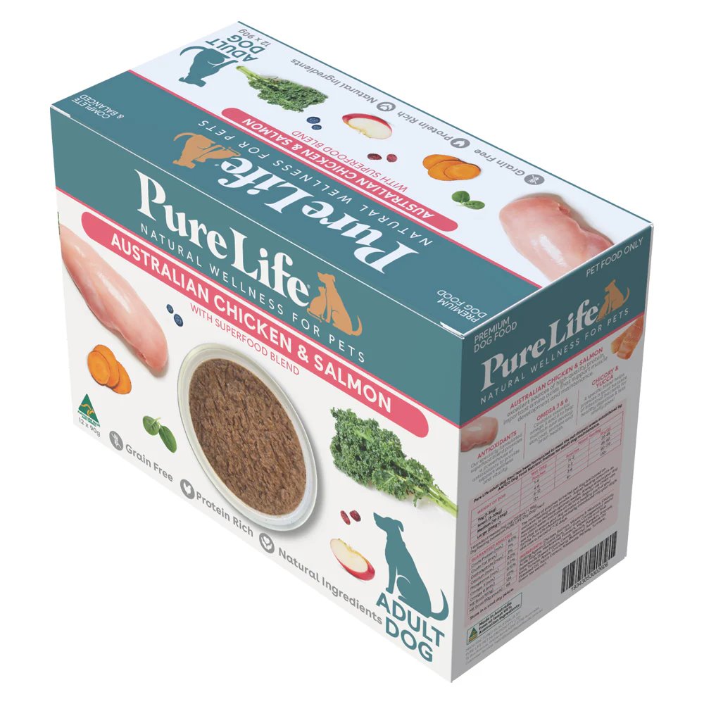 Pure Life Chicken & Salmon Pate for Adult Dogs