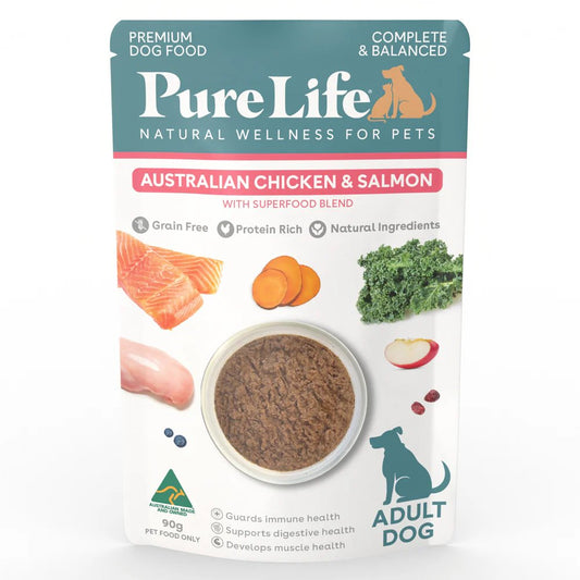 Pure Life Chicken & Salmon Pate for Adult Dogs