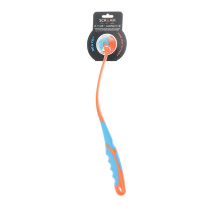 Scream Deluxe Grip Ball Launcher Small Orange/Blue 46cm