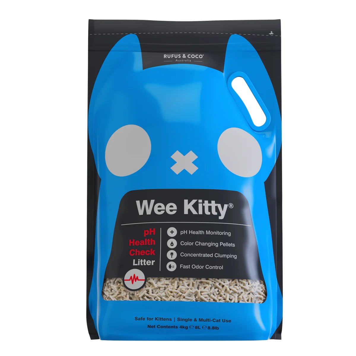 Rufus & Coco Wee Kitty PH Health Check Litter