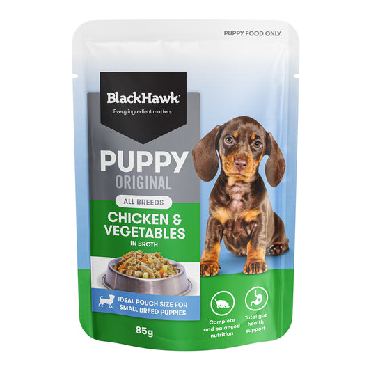 Black Hawk Original Small Breed Puppy Chicken & Vegetables Wet Dog Food