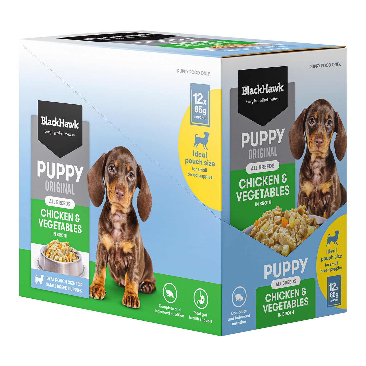 Black Hawk Original Small Breed Puppy Chicken & Vegetables Wet Dog Food