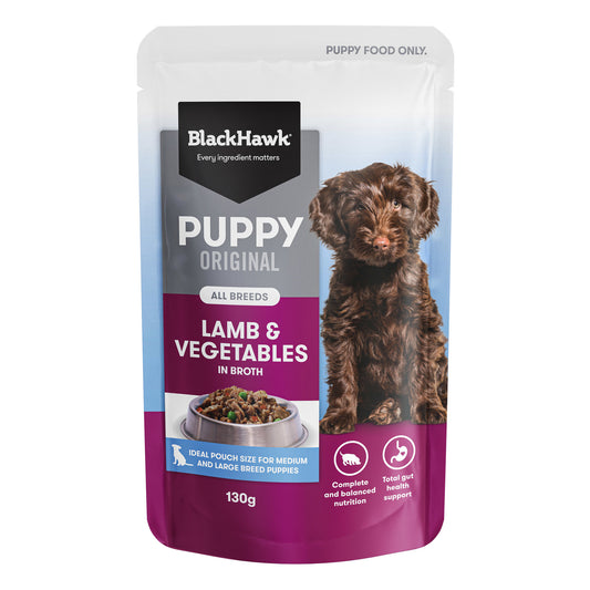 Black Hawk Original Medium/ Large Breed Puppy Lamb & Vegetables Wet Dog Food
