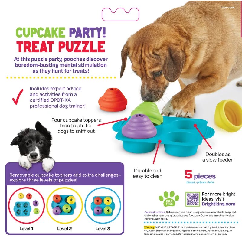 Brightkins Cupcake Party Treat Puzzle