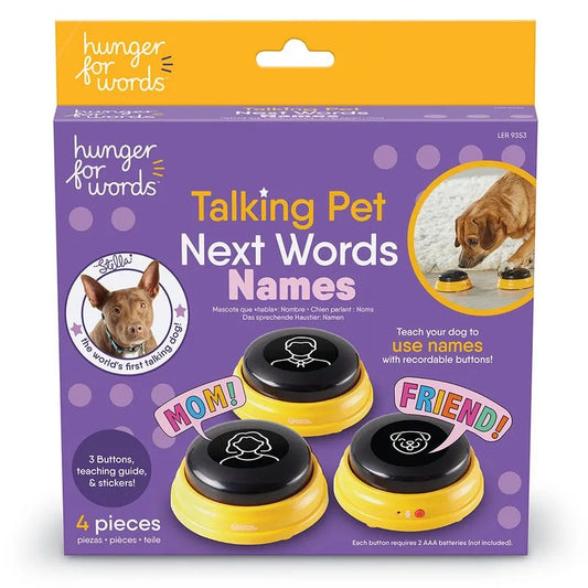Hunger for Words Talking Pet Next Words Names