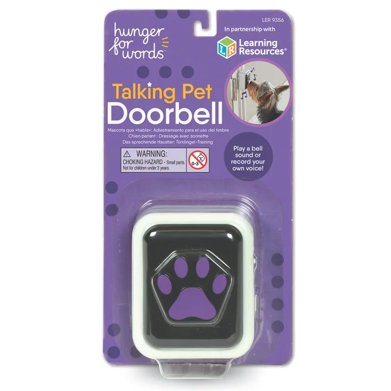 Hunger for Words Talking Pet Doorbell