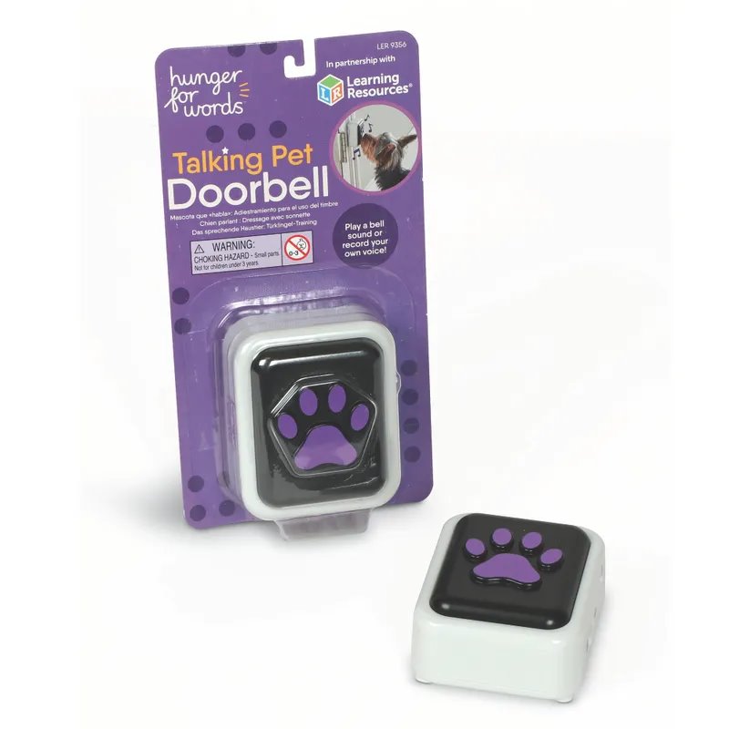 Hunger for Words Talking Pet Doorbell